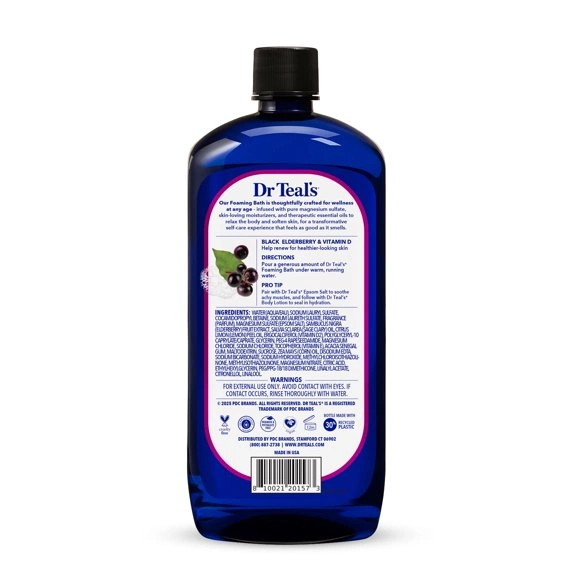 DRT FOAMING BATH BLACK ELDERBERRY