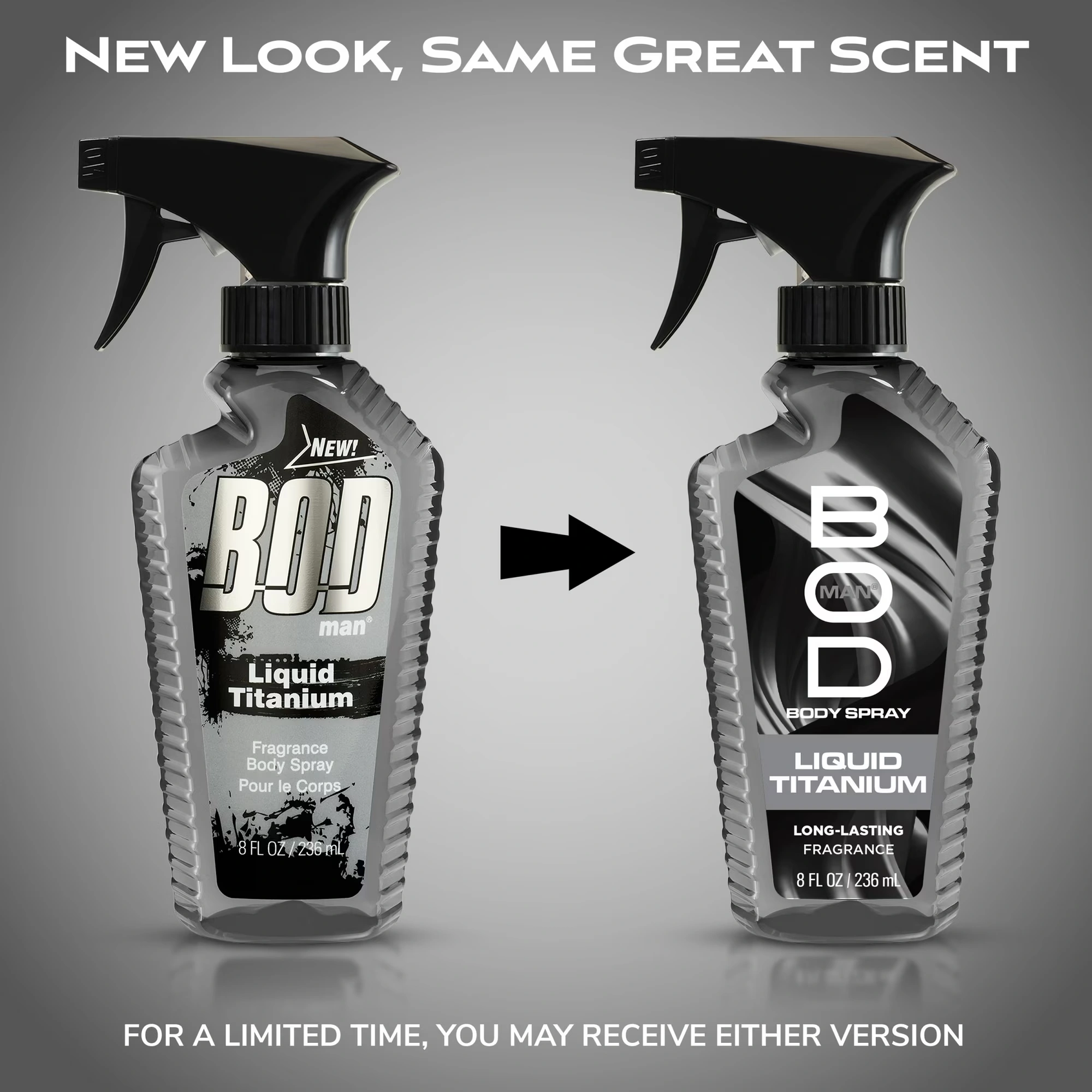 BODMAN BODY SPLASH LIQUID TITANIUM