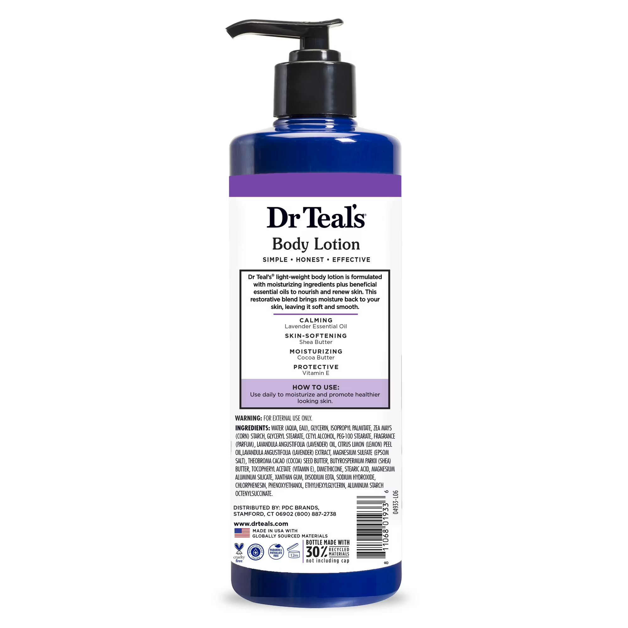 DRT BODY LOTION MELATONIN ESSENTIAL OILS