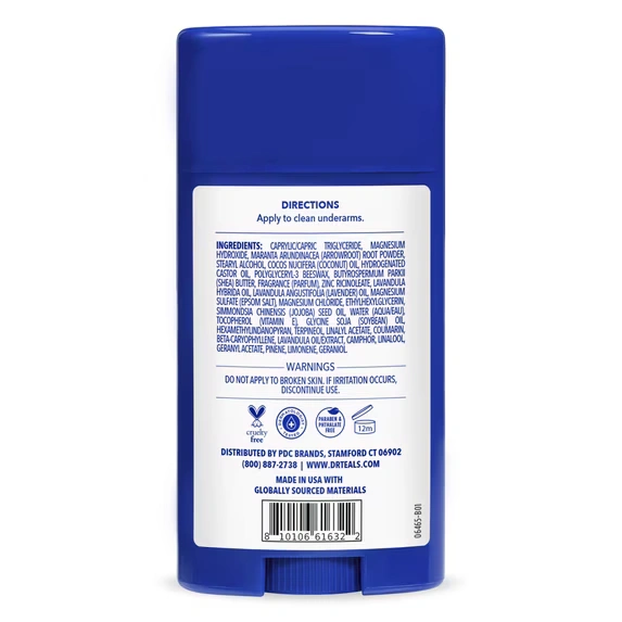 DEO DR TEALS STICK VANILLA & LAVENDER