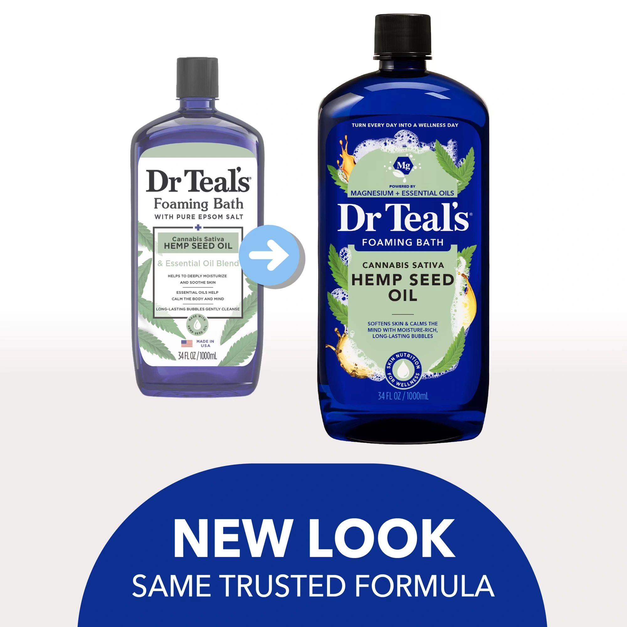 DRT FOAMING BATH HEMP SEED OIL