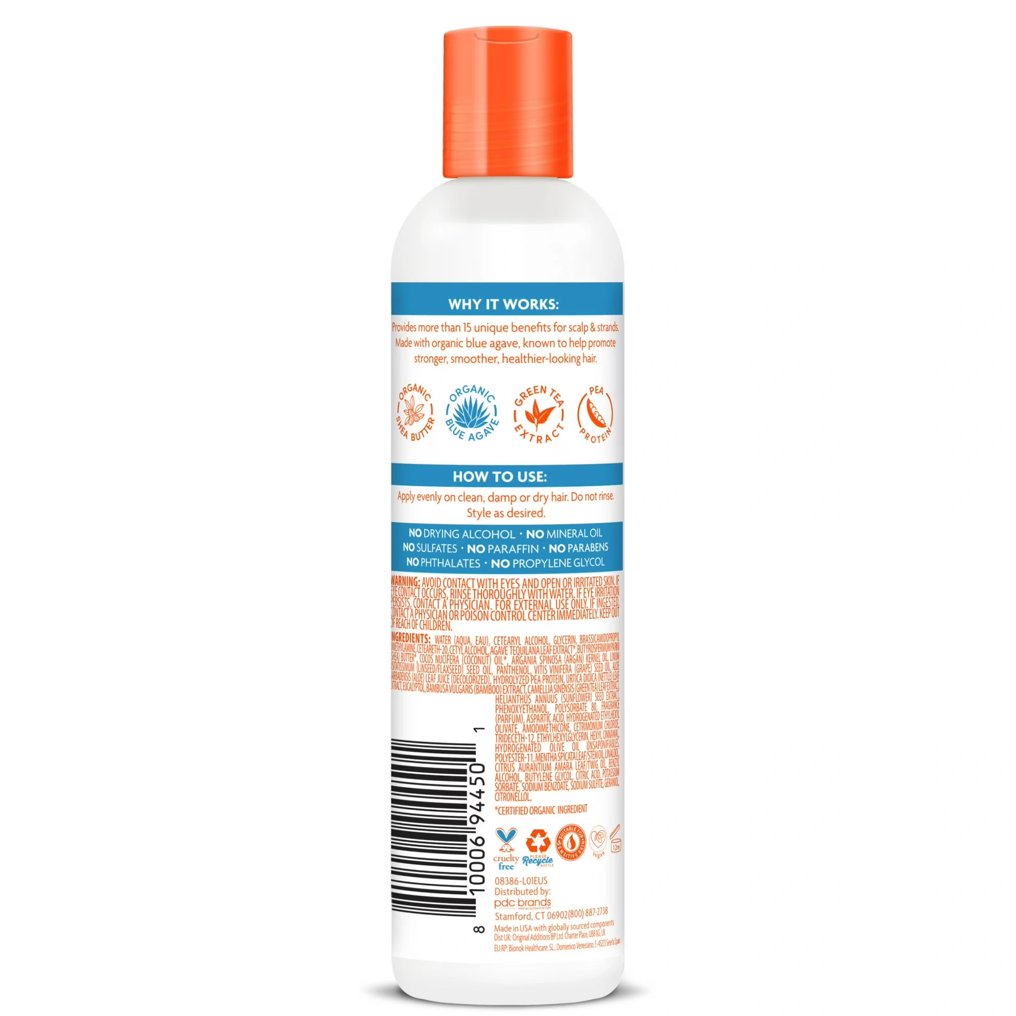 CANTU WEIGHTLESS DAILY LEAVE-IN CONDITIONING CREAM FOR WAVES & CURLS
