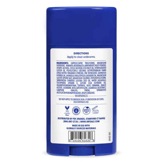 DEO DR TEALS STICK COCONUT